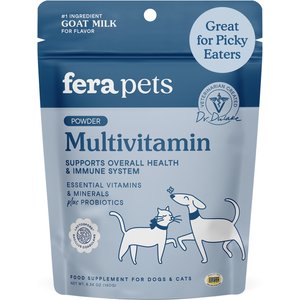 Fera Pets Multivitamin Goat Milk Topper for Dogs & Cats, 6.34-oz pouch
