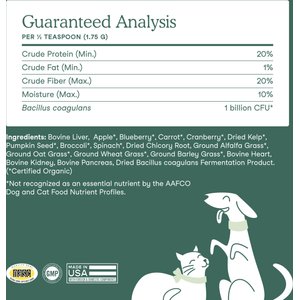 Fera Pets Whole Food Multivitamin Powder Topper for Dogs & Cats, 3.7-oz pouch