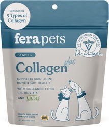 Fera Pets Collagen Plus Powder Joint Supplement for Dogs & Cats, 4.23-oz pouch