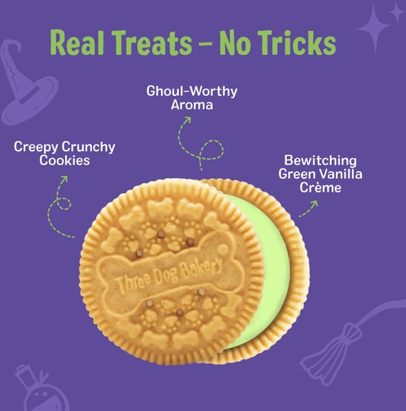 Show full view: Three Dog Bakery Wicked Lick'n Crunch Cookie Dog Treats, 13-oz box slide 4 of 8
