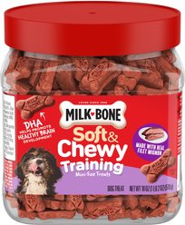 Milk-Bone Filet Mignon Soft & Chewy Dog Training Treats, Mini, 18-oz bag