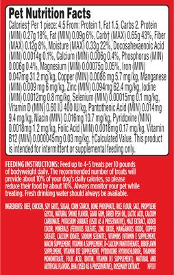 Show full view: Milk-Bone Filet Mignon Soft & Chewy Dog Training Treats, Mini, 18-oz bag slide 7 of 9