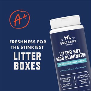 Rocco & Roxie Supply Co. Litter Box Cat Odor Eliminator, 12-fl oz bottle
