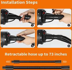 PetNF 3.2 HP High Velocity Dog Hair Dryer, Black slide 2 of 9