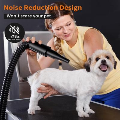 Show full view: PetNF 3.2 HP High Velocity Dog Hair Dryer, Black slide 4 of 9
