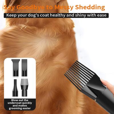 Show full view: PetNF 3.2 HP High Velocity Dog Hair Dryer, Black slide 5 of 9
