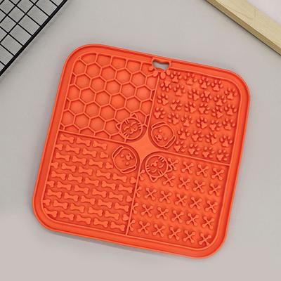 Show full view: Supet Silicone Dog & Cat Lick Mat, Orange slide 4 of 7