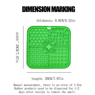 Show full view: Supet Silicone Dog & Cat Lick Mat, Green slide 3 of 7