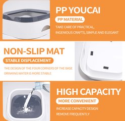 Supet Floating Dog & Cat Water Bowl, Blue slide 2 of 7