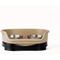 Show in main carousel: Supet One-piece Double Stainless Steel Dog Bowl, Brown slide 1 of 9