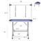 Show in main carousel: Cesicia Folding Heavy Duty Stainless Steel Dog Pet Grooming Table, Blue, 35.4 x 23.6 x 30-in slide 7 of 7