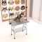 Show in main carousel: Cesicia Folding Stainless Steel Frame Dog Grooming Table with Adjustable Arm & Clamps, Silver Gray, 36 x 24 x 30-in slide 2 of 6