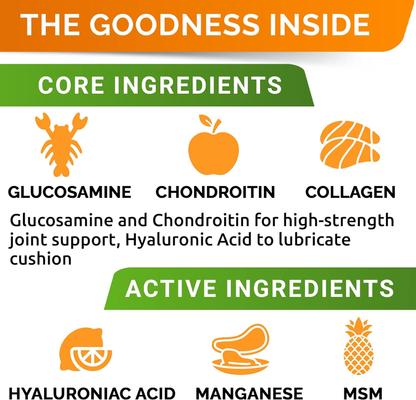 Show full view: StrellaLab Liquid Glucosamine with Collagen Hip & Joint Supplement for Dogs, 16-fl oz bottle slide 5 of 9