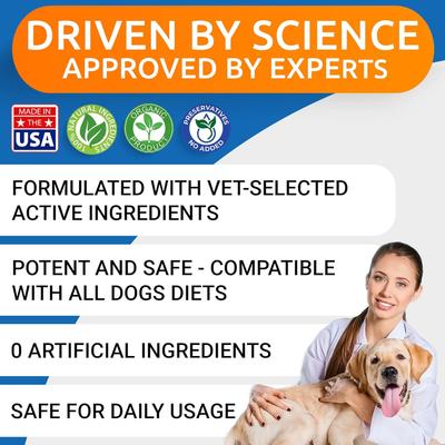 Show full view: Bark&Spark Liquid Glucosamine + Collagen Hip & Joint Supplement for Dogs, 16-fl oz bottle slide 7 of 10