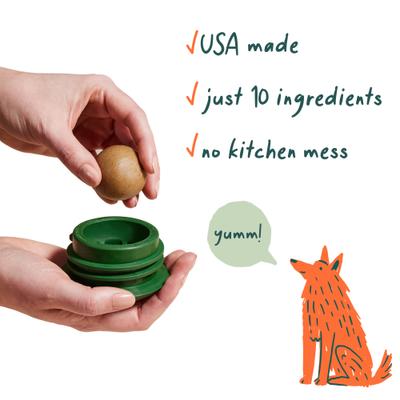 Woof Pupsicle Pops Refills Beef & Peanut Butter Grain-Free Lickable Dog Treats