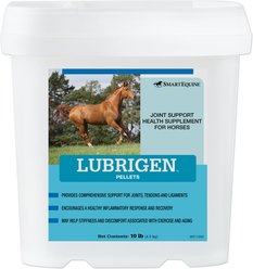 SmartEquine Lubrigen Joint Support Formula Pellets Horse Supplement, 10-lb bucket