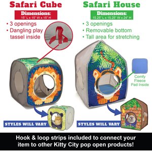 Kitty City Safari Jungle Play Cat Cube