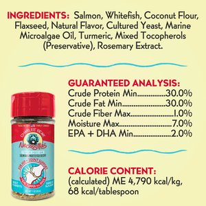 Charlee Bear Necessities Freeze-Dried Salmon & Whitefish Recipe Hip & Joint Support Grain-Free Dog Food Topper, 1-oz jar