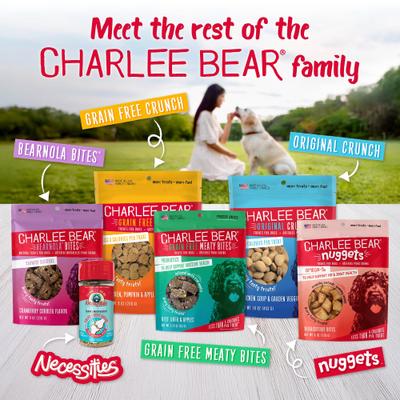 Show full view: Charlee Bear Necessities Freeze-Dried Beef Recipe Immune Health Support Grain-Free Dog Food Topper, 5-oz jar slide 8 of 10