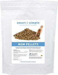 SmartEquine Smart & Simple MSM Pellet Horse Supplement, 5-lb bag