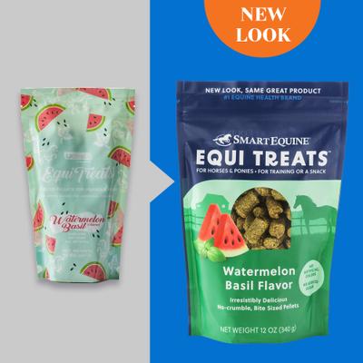 Show full view: SmartEquine Equi Treats Watermelon Basil Pellet Horse Supplement, 4-lb bag slide 3 of 7