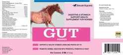 SmartEquine Gut Digestive & GI Support Formula Powder Horse Supplement, 2-lb jar slide 2 of 5