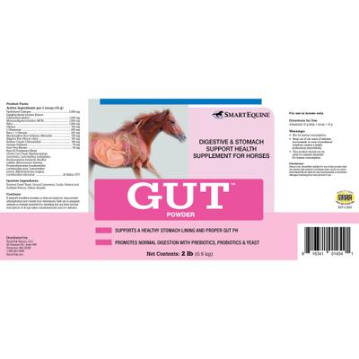 Show full view: SmartEquine Gut Digestive & GI Support Formula Powder Horse Supplement, 2-lb jar slide 2 of 7