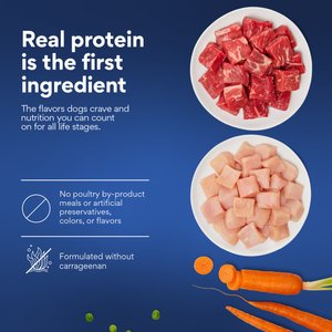 Chewy Stews Poultry & Beef Variety Pack Grain-Free Canned Dog Food (FORMERLY AMERICAN JOURNEY), 12.5-oz can, case of 12