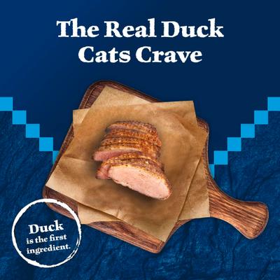 Show full view: Blue Buffalo Wilderness Duck Grain-Free Canned Cat Food, 3-oz can, case of 4 slide 4 of 12