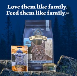 Blue Buffalo Wilderness High-Protein Grain-Free Chicken & Duck Pate Recipe Wet Cat Food, 3-oz can, case of 4 slide 2 of 9