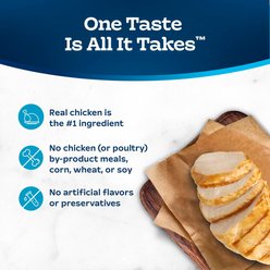 Blue Buffalo Tastefuls Chicken Entrée Pate Kitten Canned Cat Food, 3-oz can, case of 4 slide 2 of 9