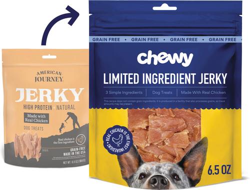 CHEWY Limited Ingredient Chicken Jerky Natural Grain-Free Dog