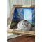 Show in main carousel: Fairela 16.9-in Oil Painting Cat Scratcher, Blue slide 2 of 10