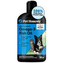 Pet Honesty Wild Caught Omega-3 Fish Oil Liquid Skin & Coat Health Supplement for Dogs & Cats, 32-fl oz bottle