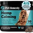 Show in main carousel: Pet Honesty Calming Hemp Chicken Flavored Calming & Anxiety Chews Supplement for Dogs, 90 count slide 1 of 13