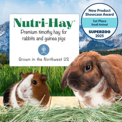 Show full view: Lafeber Nutri-Hay Timothy for Rabbit & Guinea Pig Food, 40-oz bag slide 2 of 9
