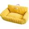 Show in main carousel: Fairela Large Striped Furniture Style Sofa Dog & Cat Bed with Removable Cover, Medium, Yellow slide 10 of 10
