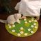 Show in main carousel: Fairela Floral Sisal Dog & Cat Rug Pad, Green, Medium slide 7 of 9