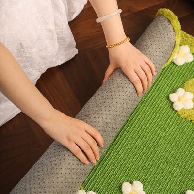 Show full view: Fairela Floral Sisal Dog & Cat Rug Pad, Green, Medium slide 8 of 9