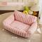 Show in main carousel: Fairela Large Striped Furniture Style Sofa Dog & Cat Bed with Removable Cover, Medium, Pink slide 4 of 6