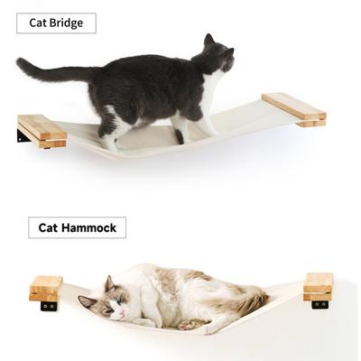 Show full view: FUKUMARU 34-in Wall-Mounted Cat Window Perch, Beige slide 2 of 7