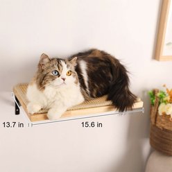 FUKUMARU 3 in 1 Cat Wall Shelves & Hammock slide 2 of 6