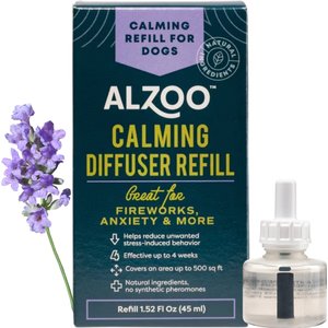 ALZOO Natural Plant Based Refill for Dog Calming Diffuser