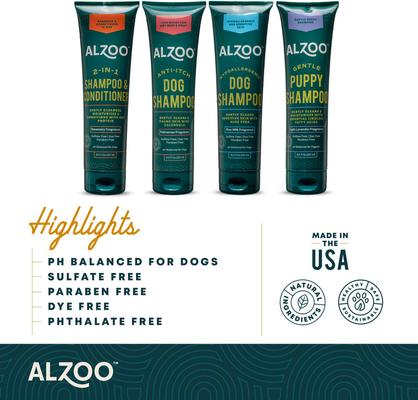 Show full view: ALZOO Gentle Puppy Shampoo, 8-fl oz tube slide 5 of 7