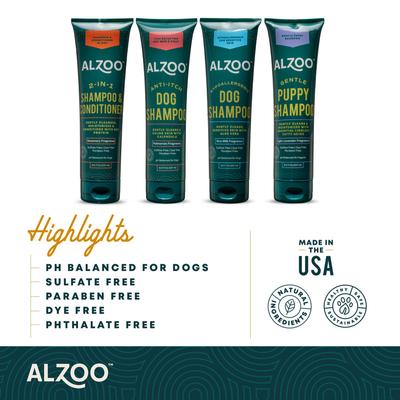 Show full view: ALZOO 2-in-1 Dog Shampoo & Conditioner, 8-fl oz tube slide 6 of 7