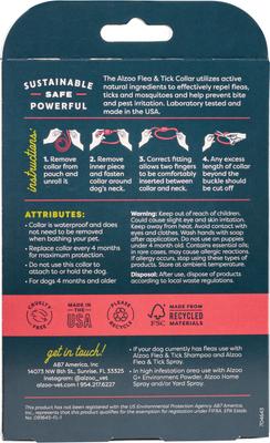 Show full view: ALZOO Natural Plant Based Flea & Tick Collar for Dogs, Large slide 3 of 8