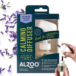 ALZOO Natural Plant Based Plug-In & Refill Kit Dog Calming Diffuser
