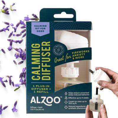 Show full view: ALZOO Natural Plant Based Plug-In & Refill Kit Dog Calming Diffuser slide 3 of 9