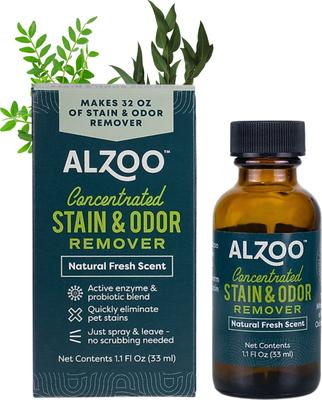 Show full view: ALZOO Concentrated Dog & Cat Stain & Odor Remover Refill, 1.1-fl oz bottle slide 2 of 7