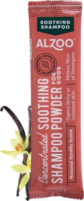 Show full view: ALZOO Concentrated Soothing Dog Shampoo Powder Refill, Vanilla Scent, 1.4-fl oz pouch slide 2 of 6